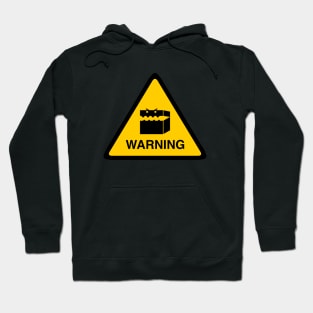 Warning Mimic Funny Sign Tabletop RPG Hoodie